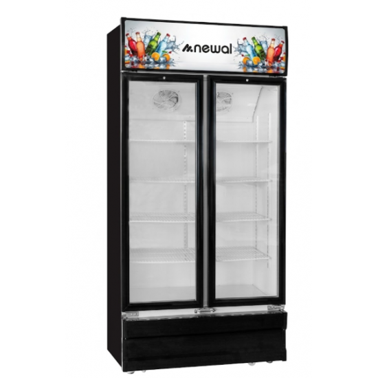 BTL-610 newal Vertical Bottle DOUBLE DOOR  Cooler 30 feet