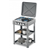 HOB-3440 Newal 4-burner portable gas cooker with storage shelves