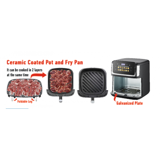 GAF-1010 Gosonic 10L Digital Air Fryer