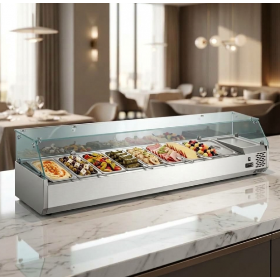 VRX1350-335 Cold Appetizer Display 6-Pan – Luxury hospitality that impresses your guests