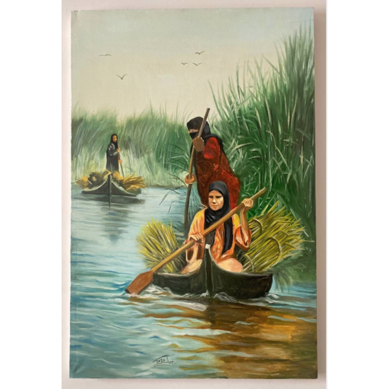 A painting by the Iraqi artist Nabil Al-Baghdadi A painting by the Iraqi artist Nabil Al-Baghdadi