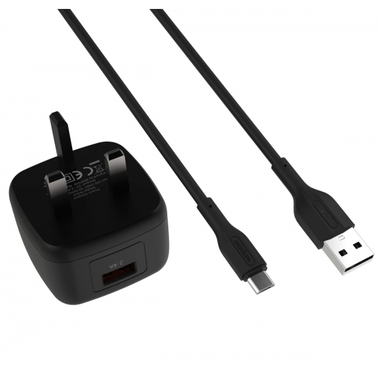 شاحن محولWOPOW WA02-M مع كابل USB مايكرو بطول 1.2 متر ومقبس بريطاني، شاحن جداري سريع شاحن محولWOPOW WA02-M مع كابل USB مايكرو بطول 1.2 متر ومقبس بريطاني، شاحن جداري سريع