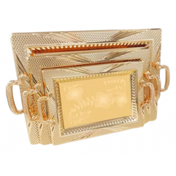 سێتی سینی پێشکەشکردن ٣ پارچە فرە پێوەر لە زیوەوە ZST-4011\S3