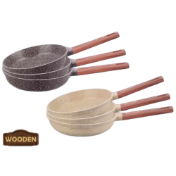 ZFS-8505\S28 ZIO 3 Piece Frying Pan Set Multiple Sizes ZFS-8505\S28 ZIO 3 Piece Frying Pan Set Multiple Sizes