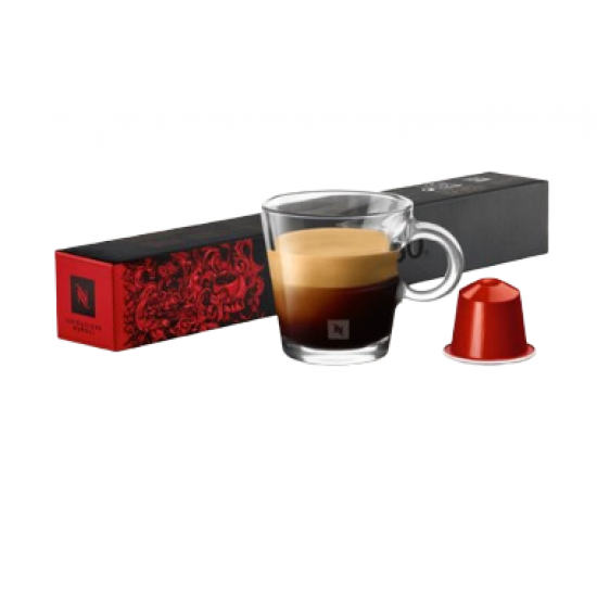 NAPOLI Dark Espresso Capsules with a Touch of Bitterness by Nespresso NAPOLI Dark Espresso Capsules with a Touch of Bitterness by Nespresso