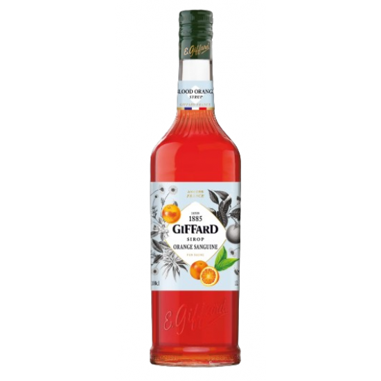 BLOOD ORANG Giffard Sweet and sour blood orange flavoured syrup 1L BLOOD ORANG Giffard Sweet and sour blood orange flavoured syrup 1L