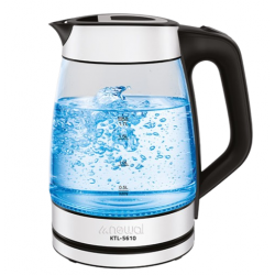 KTL-5610 کتری شووشەیی توانای 1.7 ليتر لە نەوالەوە KTL-5610 کتری شووشەیی توانای 1.7 ليتر لە نەوالەوە