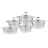 ZCS-1320 Zio stainless steel cookware set Multiple sizes