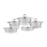 ZCS-1340 Zio cookware set stainless steel available in various sizes