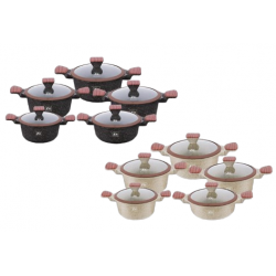 ZCS-8570 Zio aluminum cookware set in various sizes ZCS-8570 Zio aluminum cookware set in various sizes