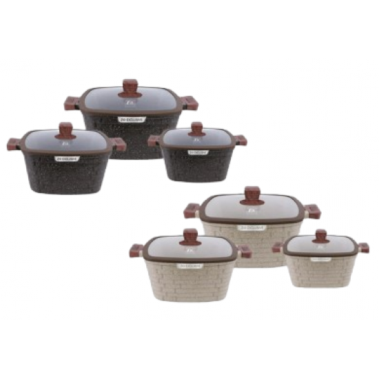 zcs-8566 Zio 3-piece multi-size cookware set