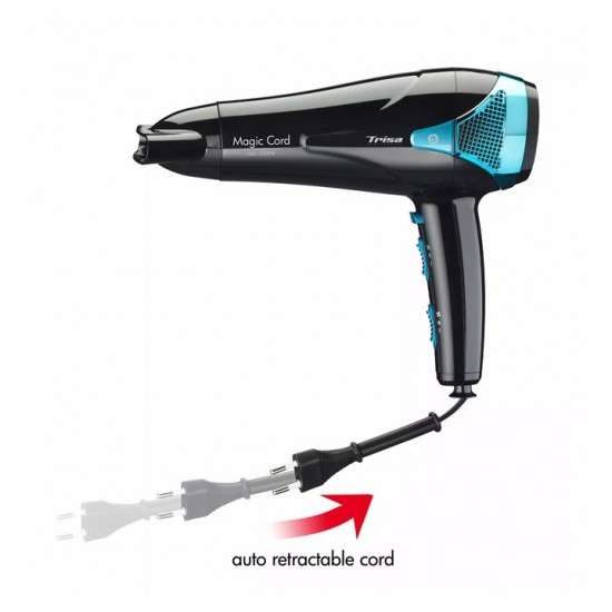 Hairdryer "Magic Cord 2200W" Trisa with air concentration attachment Hairdryer "Magic Cord 2200W" Trisa with air concentration attachment