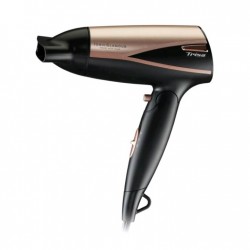 Travel hairdryer  black/gold Trisa Foldable with Ion Generator Technology Travel hairdryer  black/gold Trisa Foldable with Ion Generator Technology