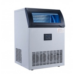 High-efficiency commercial ice maker with a production capacity of 135 kg in 24 hours