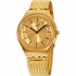 Swatch Watch SYXG102M For Unisex - Analog Display, Stainless Steel Band - Gold