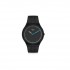 Swatch Watch SS07B103 For Men - Analog Display, Rubber Band - Black