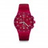 Swatch Watch SUSR404 For Men - Analog Display, Silicone Band - Red