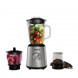 BLD-6272 NEWAL - 3-in-1 Glass Blender 1.5L 600W – 6 Titanium Blades with Ice Crushing