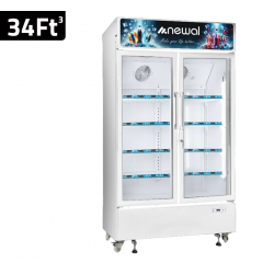 BTL-650 newal ساردکەرەوەی شووشەی دوو دەرگا ئەستوونی 34 قەدەم لە 