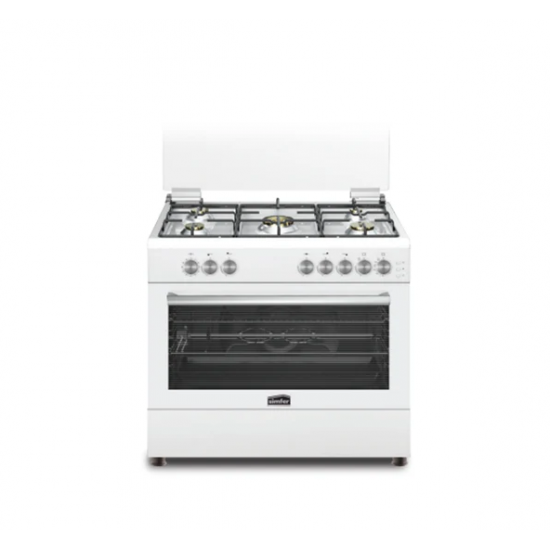 F9502SGWW-FFD 2W Simfer 5 Burners Gas Cooker F9502SGWW-FFD 2W Simfer 5 Burners Gas Cooker