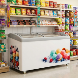 FRZ-559 NEWAL - 18 Cu.ft Ice Cream Display Freezer Glass Sliding Top – Tropical Compressor Fast Freezing FRZ-559 NEWAL - 18 Cu.ft Ice Cream Display Freezer Glass Sliding Top – Tropical Compressor Fast Freezing