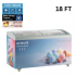 FRZ-559 NEWAL - 18 Cu.ft Ice Cream Display Freezer Glass Sliding Top – Tropical Compressor Fast Freezing