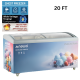 FRZ-669 NEWAL 20 cu. ft. بەفرگرێکی نمایشی ئایسکرێم لەگەڵ دەرگای شووشەی خلیسکێنە – کۆمپرێسەری گەرم لەگەڵ بەستنی خێرا FRZ-669 NEWAL 20 cu. ft. بەفرگرێکی نمایشی ئایسکرێم لەگەڵ دەرگای شووشەی خلیسکێنە – کۆمپرێسەری گەرم لەگەڵ بەستنی خێرا
