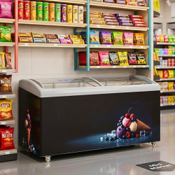 FRZ-669 NEWAL - 20 Cu.ft Ice Cream Display Freezer Glass Sliding Top – Tropical Compressor Fast Freezing FRZ-669 NEWAL - 20 Cu.ft Ice Cream Display Freezer Glass Sliding Top – Tropical Compressor Fast Freezing