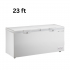 FRZ-600 NEWAL 23 cu. ft. بەفرگر بۆکسی کۆمپرێسەری گەرم - ساردکردنەوەی خێرا دوو بەکارهێنان لەگەڵ قوفڵ و کلیل 650L