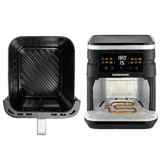 GAF-847 Gosonic Air Fryer with 2 Heating Elements 7L 2000W GAF-847 Gosonic Air Fryer with 2 Heating Elements 7L 2000W