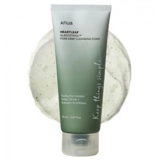ANUA HEARTLEAF QUERCETINOL PORE DEEP 150ml - face cleanser ANUA HEARTLEAF QUERCETINOL PORE DEEP 150ml - face cleanser