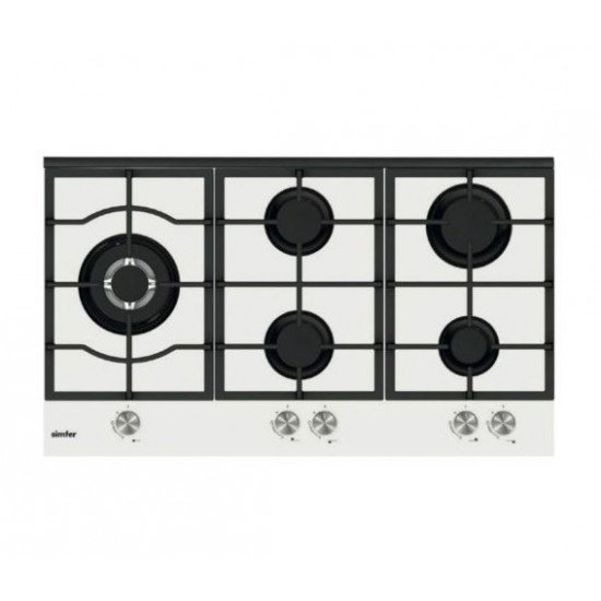 H9501JGSBB-FFD Simfer 5 Burner Gas Built In Cooker 90cm H9501JGSBB-FFD Simfer 5 Burner Gas Built In Cooker 90cm
