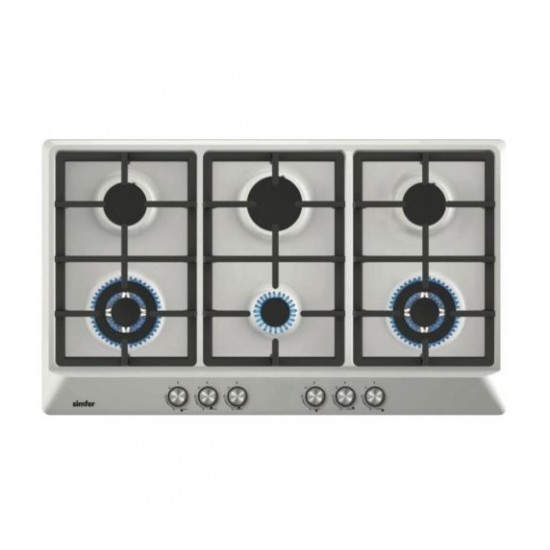 H9605WGRIM-FFD Simfer 6 burners Built-In Glass Hob H9605WGRIM-FFD Simfer 6 burners Built-In Glass Hob