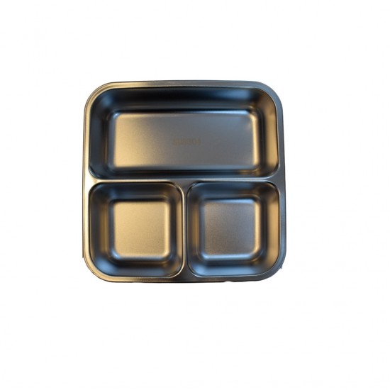 حافظة طعام مكونه من عدة اقسام وملعقة Lunch Box
