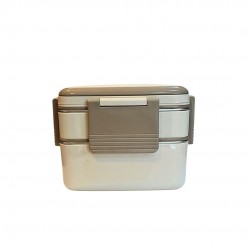 دەفرێکی خۆراکی فرە چین بە چەپک و کەوچکێکەوە Lunch box دەفرێکی خۆراکی فرە چین بە چەپک و کەوچکێکەوە Lunch box