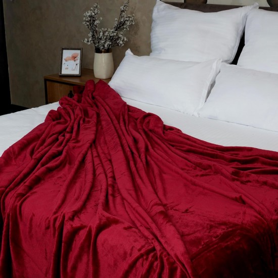 Lightweight winter blanket 240*220cm Multicolored by Komfortec