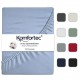 Fitted Sheet Jersey 200*200 cm Multicolored by Komfortec Fitted Sheet Jersey 200*200 cm Multicolored by Komfortec