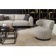 Modern living room set with a beige velvet upholstered chair and a 3-piece sofa Modern living room set with a beige velvet upholstered chair and a 3-piece sofa