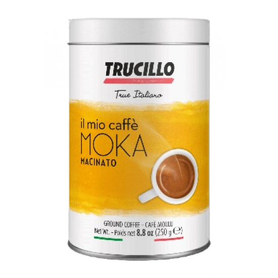 MOKA 250G TRUCILLO Ground Coffee with Vanilla & Roasted Almonds 250g MOKA 250G TRUCILLO Ground Coffee with Vanilla & Roasted Almonds 250g