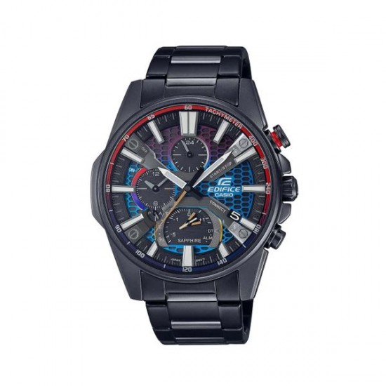 Casio Watch EQB-1200HG-1ADR For Men - Analog Display, Stainless Steel Band - Black Casio Watch EQB-1200HG-1ADR For Men - Analog Display, Stainless Steel Band - Black