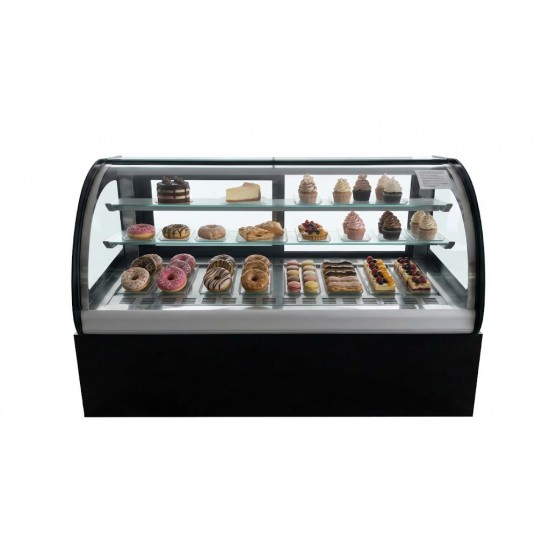XMD1200LC Display case for cakes and sweets for shops and businesses 120cm