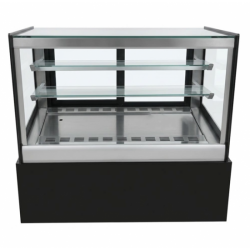 Commercial dessert display refrigerator with ideal cooling