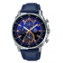 Casio Watch EFV-600L-2AVUDF For Men Sporty design Leather Band-Blue