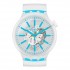 Swatch Watch SO27E105 For Unisex - Analog Display, Silicone Band - Glass