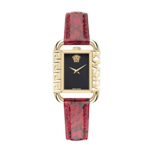 کاتژمێری ڤێرسای VE3B00222 بۆ خانمان - شاشەی ئەنالۆگ، باندێکی چەرم - سوور Versace کاتژمێری ڤێرسای VE3B00222 بۆ خانمان - شاشەی ئەنالۆگ، باندێکی چەرم - سوور Versace