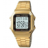 ﻿Casio A178WGA-1ADF Vintage Dual Time Digital Golden Chain Watch 