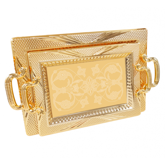 ZST-4008 Zio tray set in two different sizes ZST-4008 Zio tray set in two different sizes