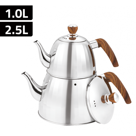 ZTS-1856 Wooden Handle Teapot Zio