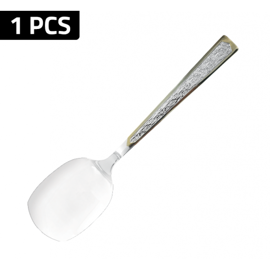 ZVS-4202 کەوچکی پێشکەشکردنی پۆڵا ستانلێس زیۆ ZVS-4202 کەوچکی پێشکەشکردنی پۆڵا ستانلێس زیۆ