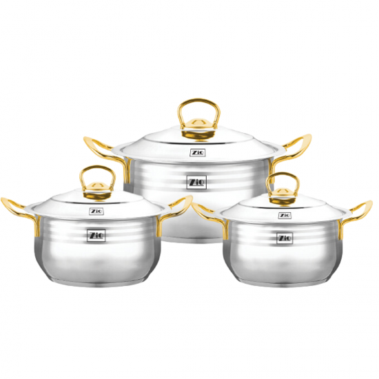 ZIO ZCS-1120- سێتی مەنجەڵ چێشت بە قەبارەی جیاواز ZIO ZCS-1120- سێتی مەنجەڵ چێشت بە قەبارەی جیاواز